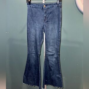 Chelsea & Violet Blue Bell-Bottom Jeans Flare